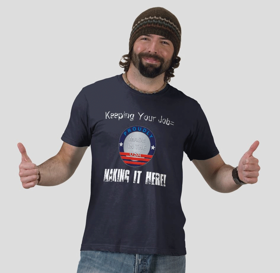 Show Your Support T-Shirt Keeping Your Job = Making it here